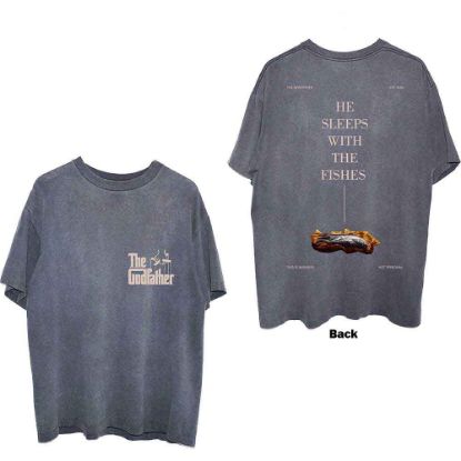 Picture of The Godfather Unisex T-Shirt: Sleeps With The Fishes Back Print 