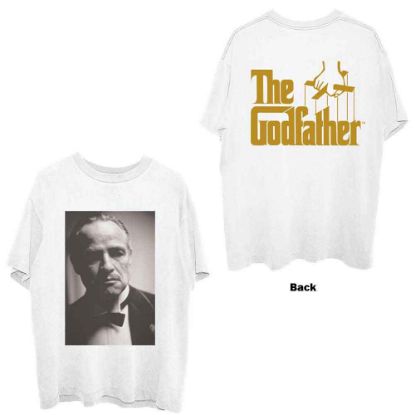 Picture of The Godfather Unisex T-Shirt: Brando B&W Back Print 