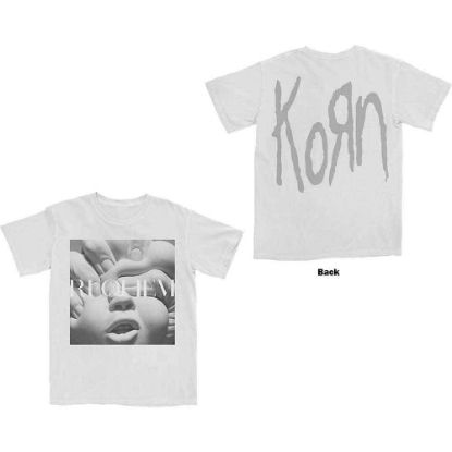 Picture of Korn Unisex T-Shirt: Requiem Album Cover Back Print