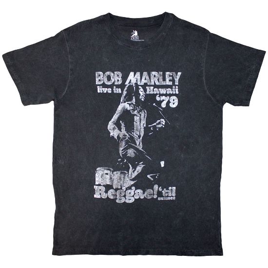 Picture of Bob Marley Unisex T-Shirt: Hawaii Wash Collection