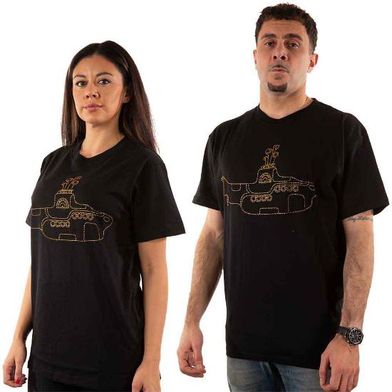 Picture of The Beatles Unisex T-Shirt: Yellow Submarine Embellished
