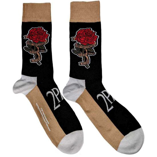 Picture of Tupac Unisex Ankle Socks: Rose (UK Size 7 - 11)