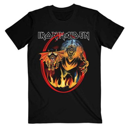 Picture of Iron Maiden Unisex T-Shirt: Number Of The Beast Devil Tail