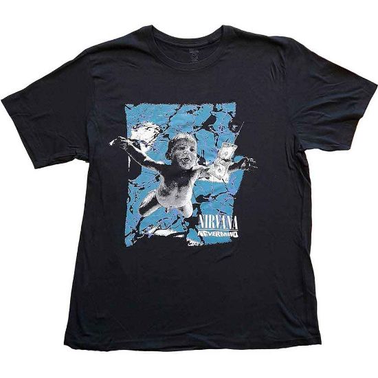 Picture of Nirvana Unisex T-Shirt: Nevermind Cracked