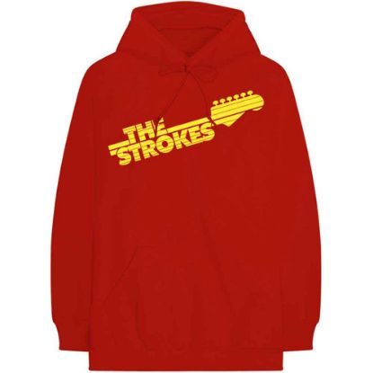 Picture of The Strokes Unisex Pullover Hoodie: Guitar Fret Logo