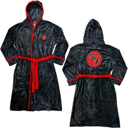 Picture of Foo Fighters Unisex Bathrobe: FF Logo  (Small - Medium)