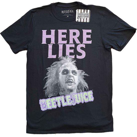 Picture of Beetlejuice Unisex T-Shirt: Here Lies…  