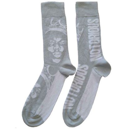 Picture of Biggie Smalls Unisex Ankle Socks: Crown Monochrome (UK Size 7 - 11)