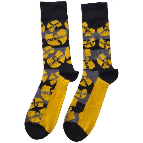 Picture of Wu-Tang Clan Unisex Ankle Socks: Logos Yellow (UK Size 7 - 11)