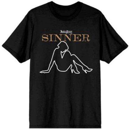 Picture of Judas Priest Unisex T-Shirt: Sin After Sin Sinner Slogan Lady