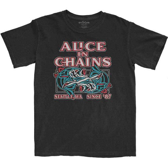 Picture of Alice In Chains Unisex T-Shirt: Totem Fish