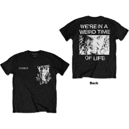 Picture of Yungblud Unisex T-Shirt: Weird Time Of Life (Back Print) (Medium)