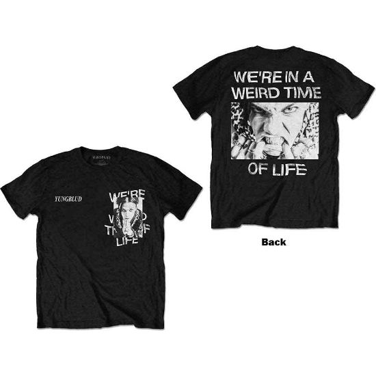 Picture of Yungblud Unisex T-Shirt: Weird Time Of Life (Back Print) (Medium)