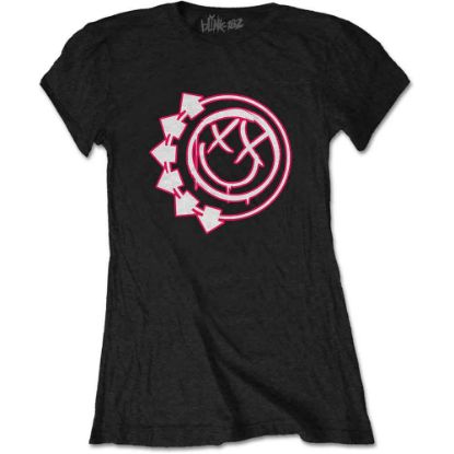 Picture of Blink-182 Ladies T-Shirt: Six Arrow Smile