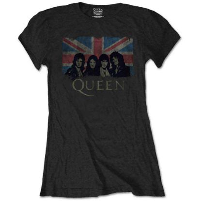 Picture of Queen Ladies T-Shirt: Union Jack