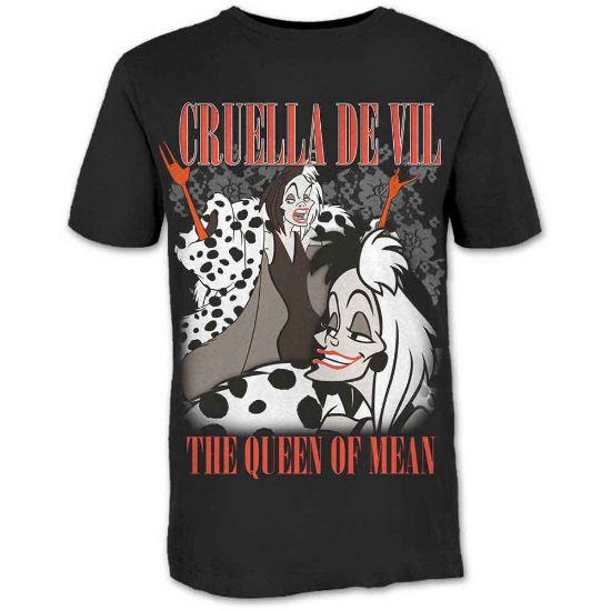 Picture of 101 Dalmatians Unisex T-Shirt: Cruella Homage (Small)