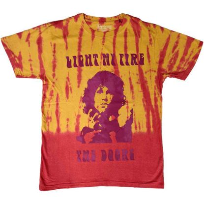 Picture of The Doors Unisex T-Shirt: Light My Fire Wash Collection
