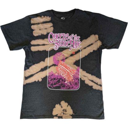 Picture of Queens Of The Stone Age Unisex T-Shirt: Planet Frame Wash Collection