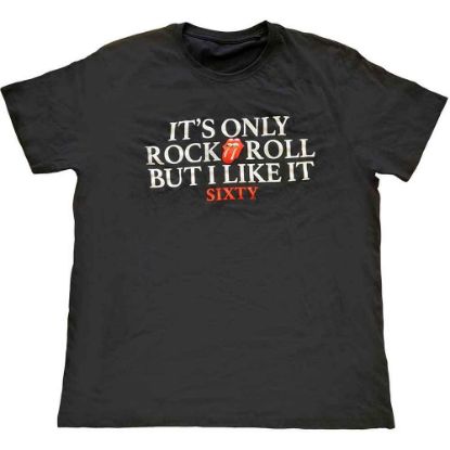 Picture of The Rolling Stones Unisex T-Shirt: Sixty It's only R&R but I like it Foiled