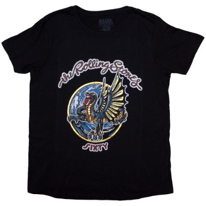 Picture of The Rolling Stones Ladies T-Shirt: Sixty Dragon Globe Foiled
