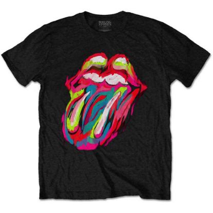 Picture of The Rolling Stones Unisex T-Shirt: Sixty Brushstroke Tongue