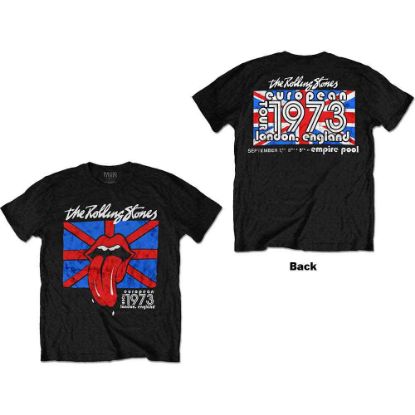 Picture of The Rolling Stones Unisex T-Shirt: London European '73 Back Print