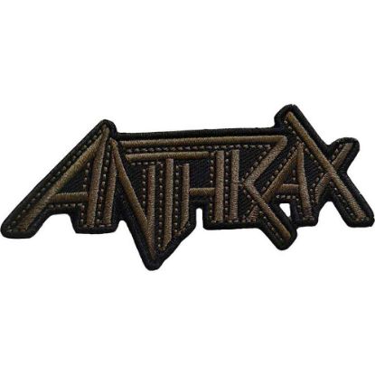 Picture of Anthrax Woven Patch: Brown Logo (Standard) 