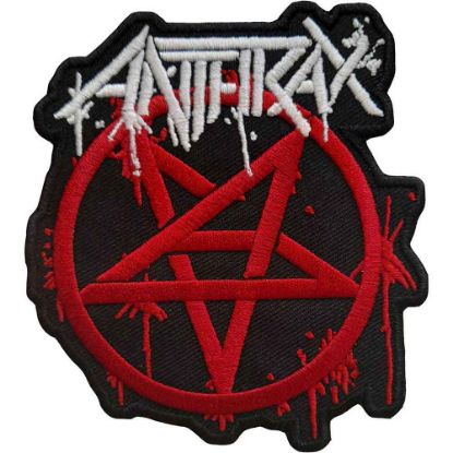 Picture of Anthrax Woven Patch: Pent Logo (Standard) 