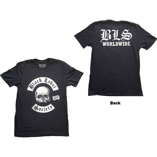 Picture of Black Label Society Unisex T-Shirt: Worldwide V. 2 Back Print