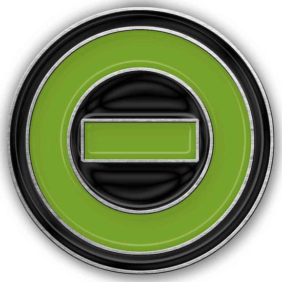 Picture of Type O Negative Pin Badge: Negative Symbol (Enamel In-Fill)