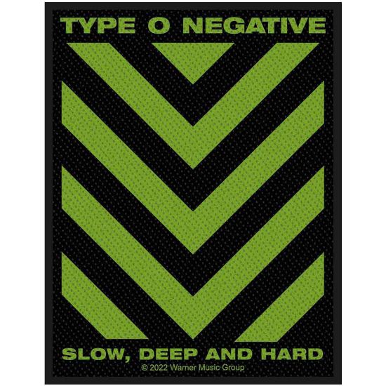 Picture of Type O Negative Woven Patch: Slow, Deep & Hard (Standard)