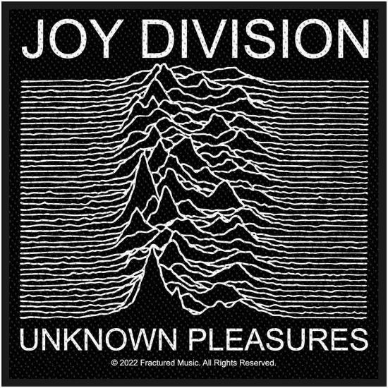 Picture of Joy Division Woven Patch: Unknown Pleasures (Standard)