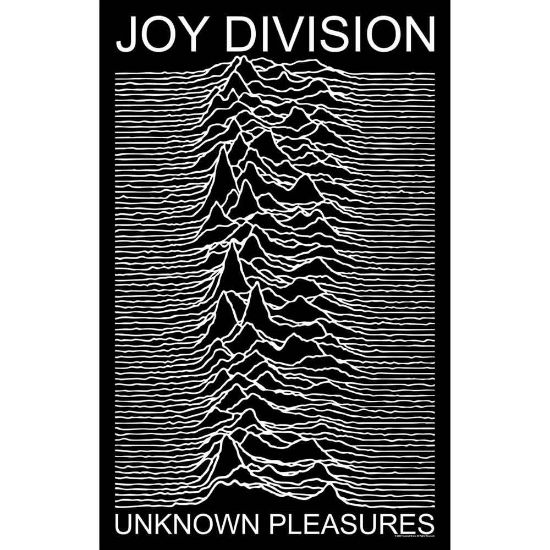 Picture of Joy Division Textile Poster: Unknown Pleasures