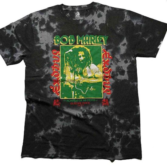Picture of Bob Marley Unisex T-Shirt: Exodus Tie-Dye Wash Collection