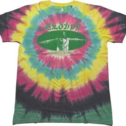 Picture of Bob Marley Unisex T-Shirt: Exodus Oval Wash Collection