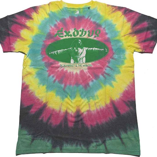 Picture of Bob Marley Unisex T-Shirt: Exodus Oval Wash Collection