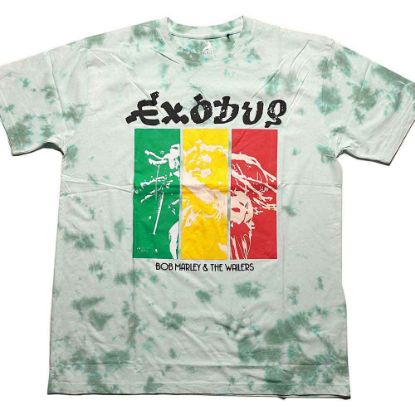 Picture of Bob Marley Unisex T-Shirt: Rasta Colours Wash Collection