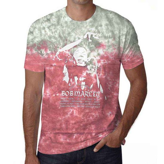 Picture of Bob Marley Unisex T-Shirt: Exodus Playlist Wash Collection