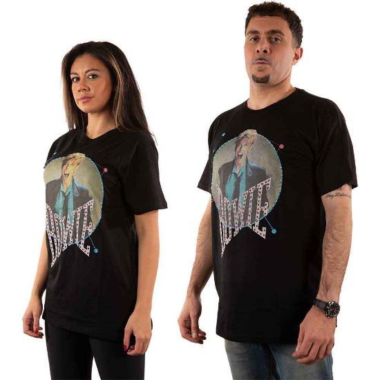 Picture of David Bowie Unisex T-Shirt: Vintage '83 Embellished
