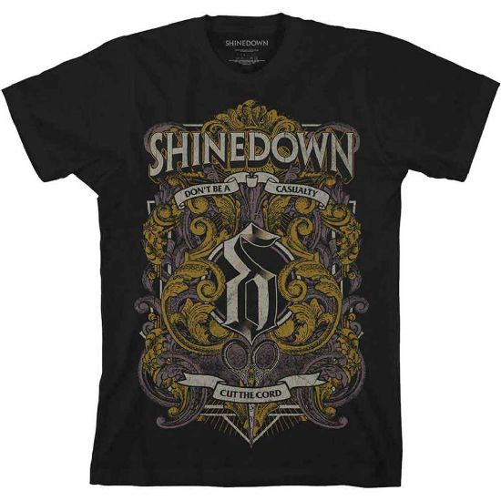 Picture of Shinedown Unisex T-Shirt: Ornamental Scissors