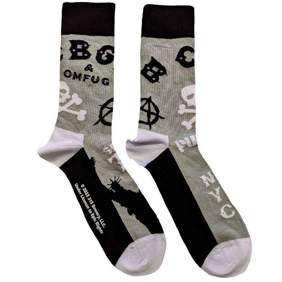 Picture of CBGB Unisex Ankle Socks: Logos (UK Size 7 - 11)