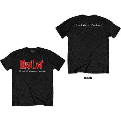 Picture of Meat Loaf Unisex T-Shirt: IWDAFLBIWDT Back Print
