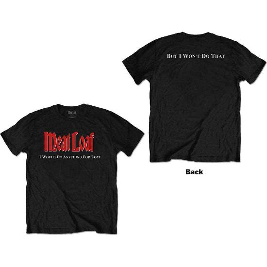 Picture of Meat Loaf Unisex T-Shirt: IWDAFLBIWDT Back Print