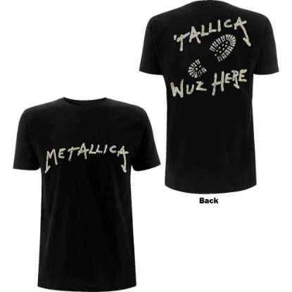 Picture of Metallica Unisex T-Shirt: Wuz Here Back Print