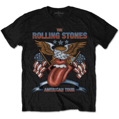 Picture of The Rolling Stones Unisex T-Shirt: USA Tour Eagle