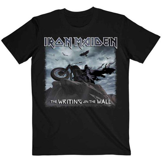 Picture of Iron Maiden Unisex T-Shirt: The Writing on the Wall Single Cover