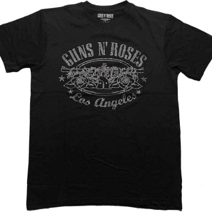 Picture of Guns N' Roses Unisex T-Shirt: LA Logo Embellished
