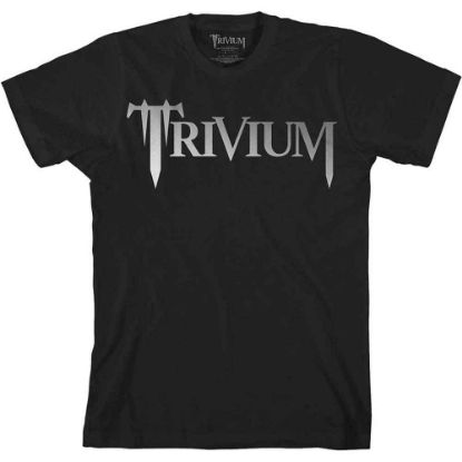 Picture of Trivium Unisex T-Shirt: Classic Logo (Metalic Print) (Medium)