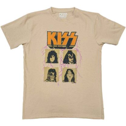 Picture of KISS Unisex T-Shirt: Lightning Photo