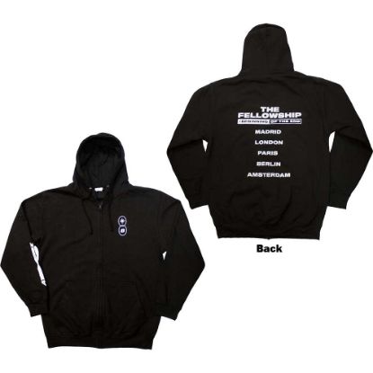 Picture of ATEEZ Unisex Zipped Hoodie: Fellowship Tour Euro (Back Print & Ex-Tour) (Medium)